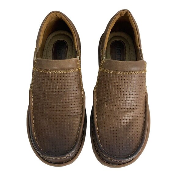 Born Gudmund Loafers Shoes Mens Size 8 Brown Leather Casual Slip On main image 5